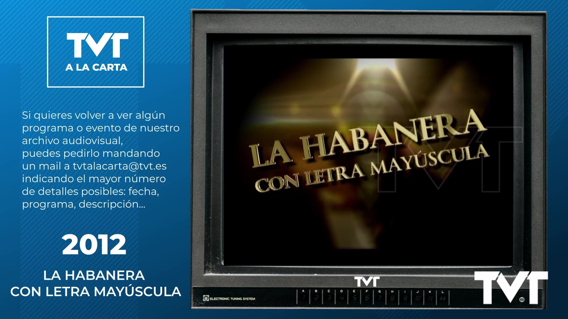 143 - Habanera con letra mayúscula
